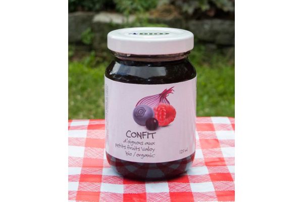 Confit d'oignons aux petits fruits Champs Valoy 125 ml 