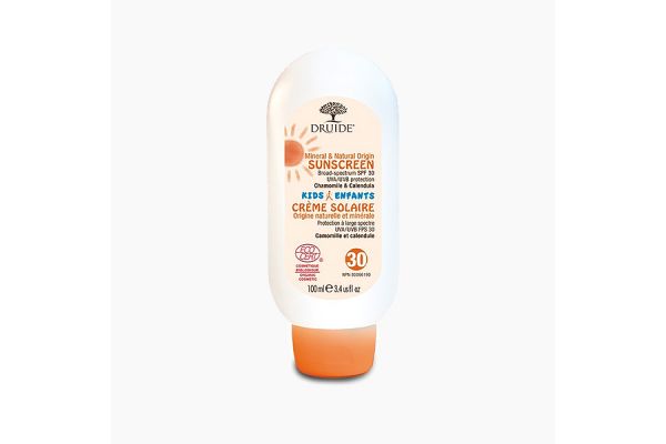 Crème solaire pour enfants 30 camomille et calendule 100 ml Druide