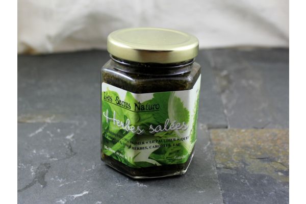 Herbes salées biologiques 190 ml. - Serres Naturo 