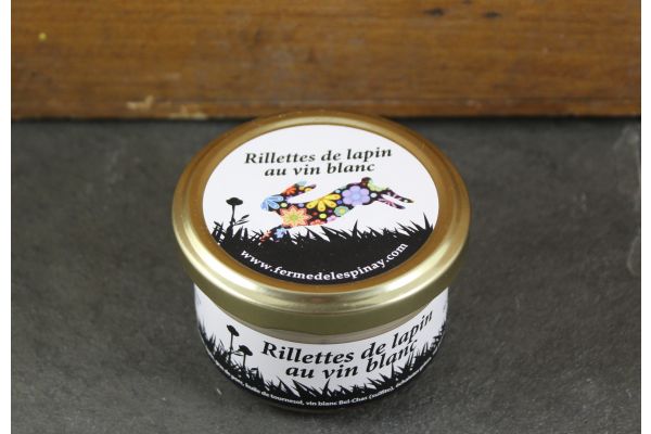 Rillettes de lapin au vin blanc 80gr