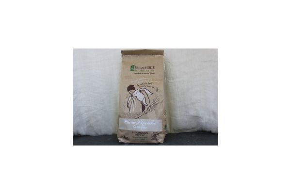 Farine d'épeautre bio 1kg - Farine des Aulnaies 