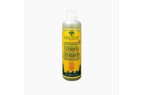 Shampoing, gel douche citronnelle bio.65 ml. - Produit Druide